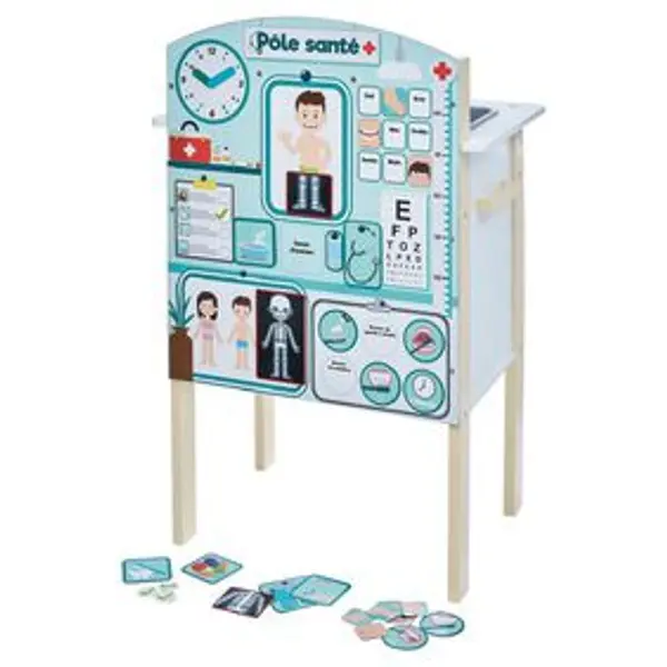 Stand vétérinaire 2-en-1 en bois