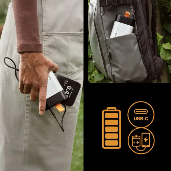 Batterie 12V-4Ah pour sécateurs ou coupe-branches à batterie Fiskars. Powerbank . Cable USB-C inclus. - FISKARS
