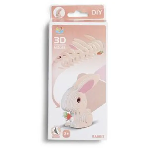 Puzzle 3D en bois animaux DIY - 6 modèles
