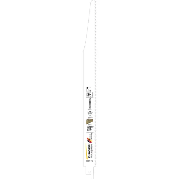 Pack de 5 lames scie sabre spéciale démolition - L206M