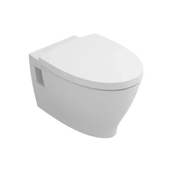 Abattant WC frein de chute blanc - pour cuvette New Anco