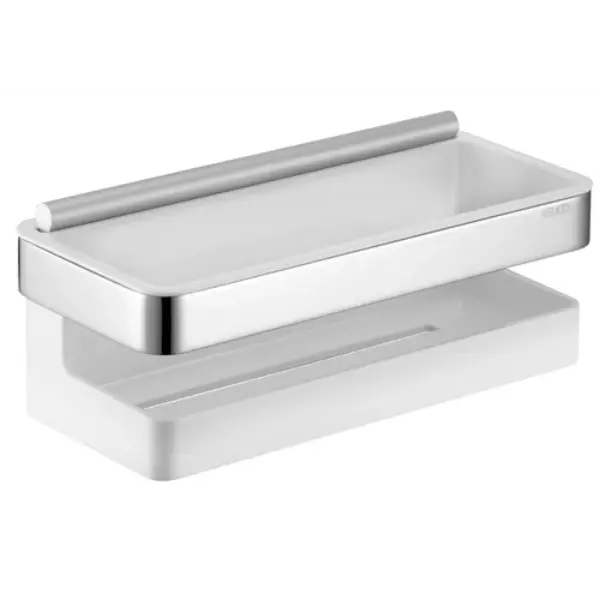 Panier de douche avec raclette Moll - gris