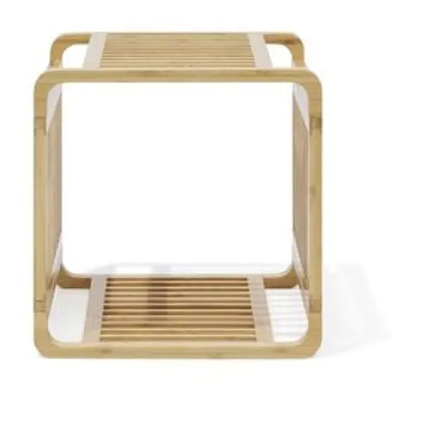 Étagère 1 case Macao bambou naturel - L.33xP.33xH.33 cm