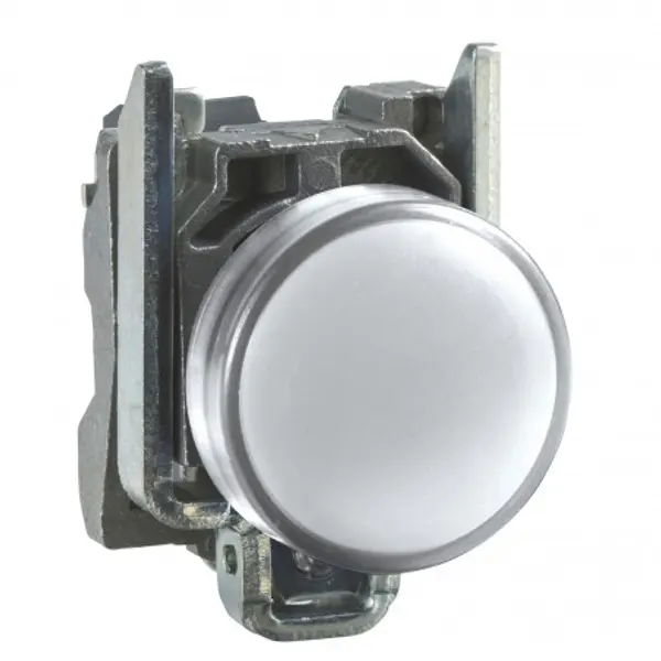 XB4BVM1 Schneider - voyant lumineux LED - Ø22 - blanc - 230V - à vis - Harmony XB4