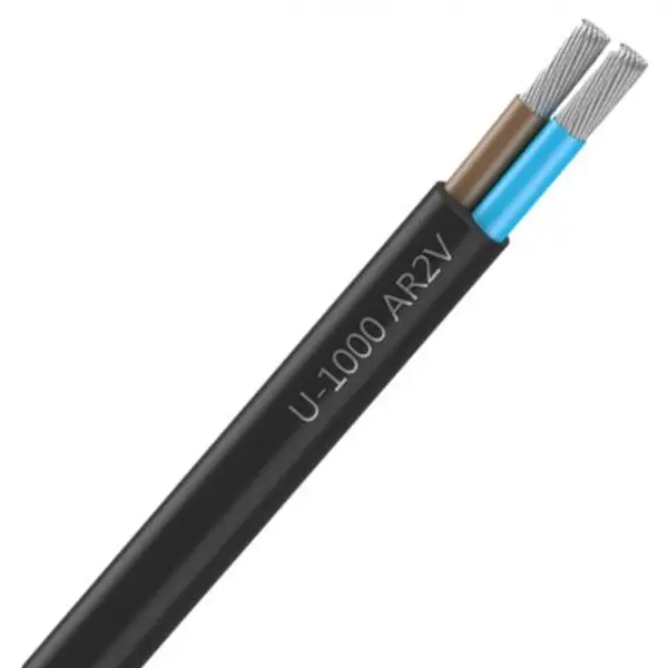 Cable aluminium U1000 AR2V 2x35 TGL coupe au mètre