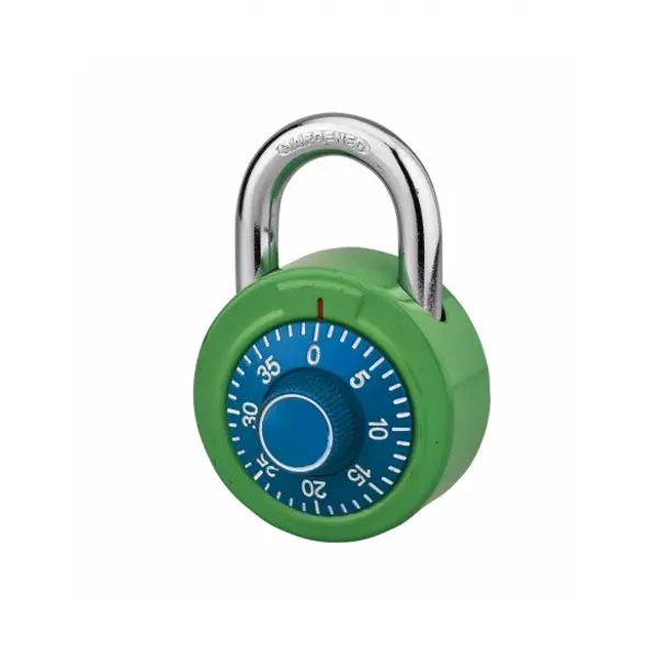 Cadenas à bouton de combinaison Collège, anse acier cémenté nickelé - THIRARD