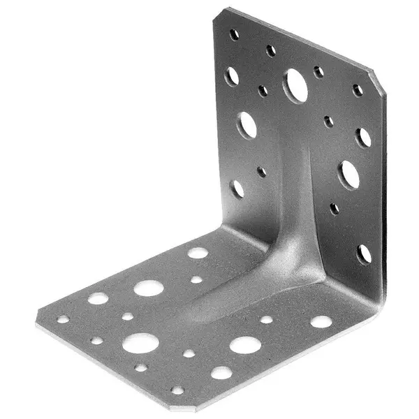 Lot de 12 equerres acier galvanise, 90x90x65 mm ALBERTS - GAH ALBERTS