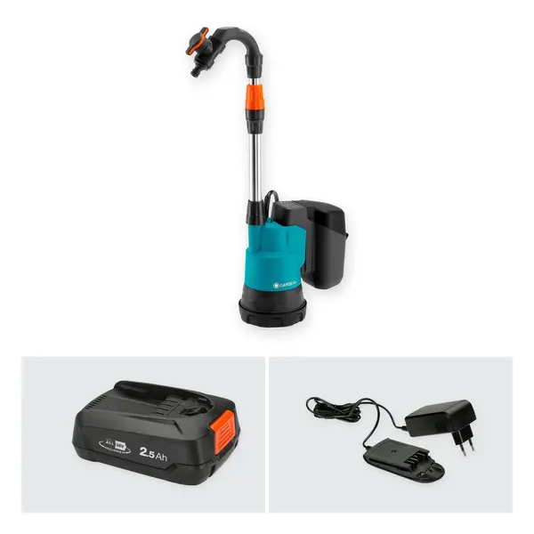 Pompe pour collecteur d'eau de pluie 2000/2 18V P4A - GARDENA