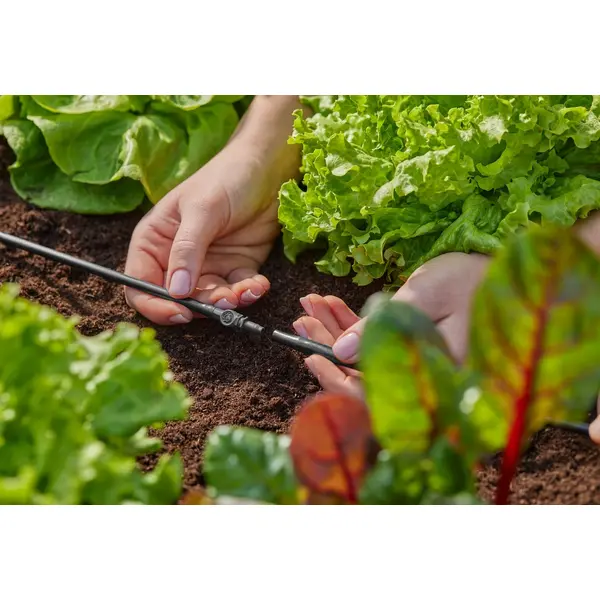 Jonctions droite pour le tuyau d'alimentation 4,6 mm - Boîte de 5 pièces - GARDENA