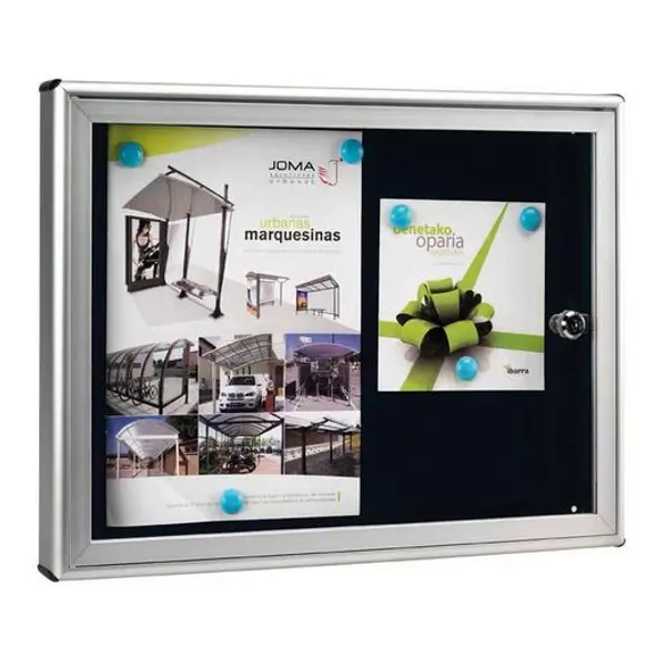 Panel Para Anuncios Alum. 48X4Xh36 Cm. 141D93 Joma