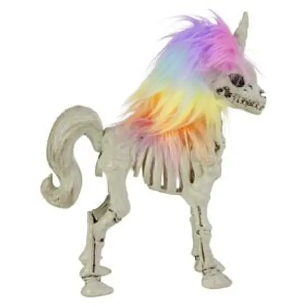 Licorne squelette crinière multicolore