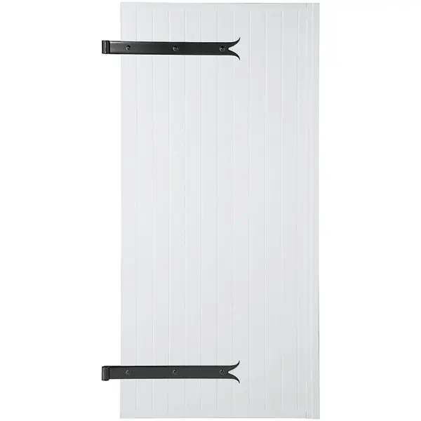 Kit volet battant en PVC blanc H. 218 cm l. 120 cm