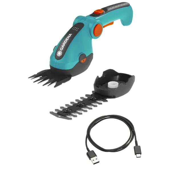 Kit cisaille à gazon ComfortCut Li + lame taille-buissons - Coupe 8/12 cm - GARDENA