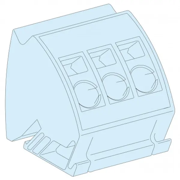 LVS04215 Schneider lot de 4 bloc de terre à connection rapide - 3x16 mm² pour LVS04201