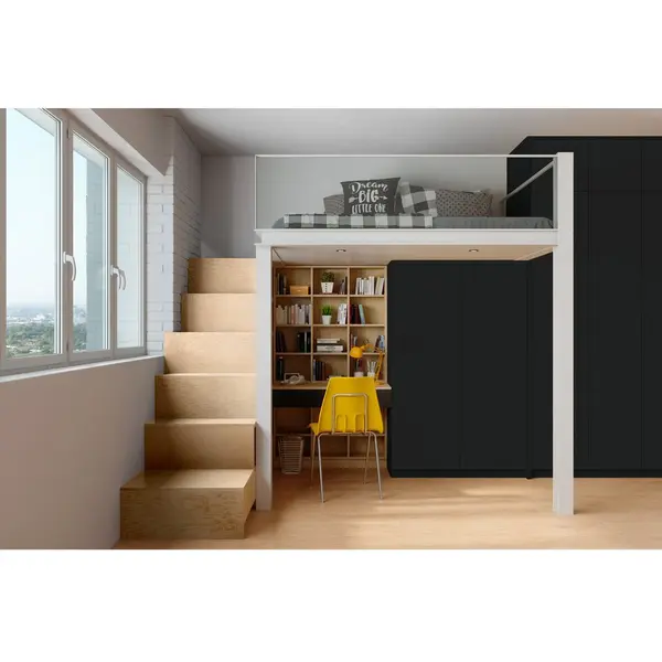 Peinture de rénovation meuble et objet SYNTILOR noir absolu velours 1L - SYNTILOR