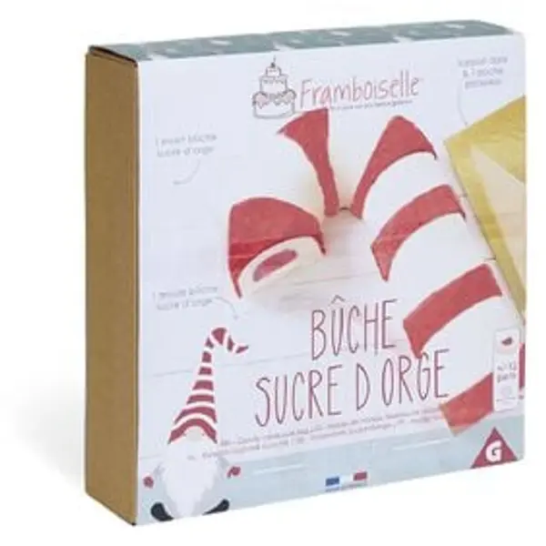 Moule à bûche forme sucre d'orge 33,5x22xH10cm