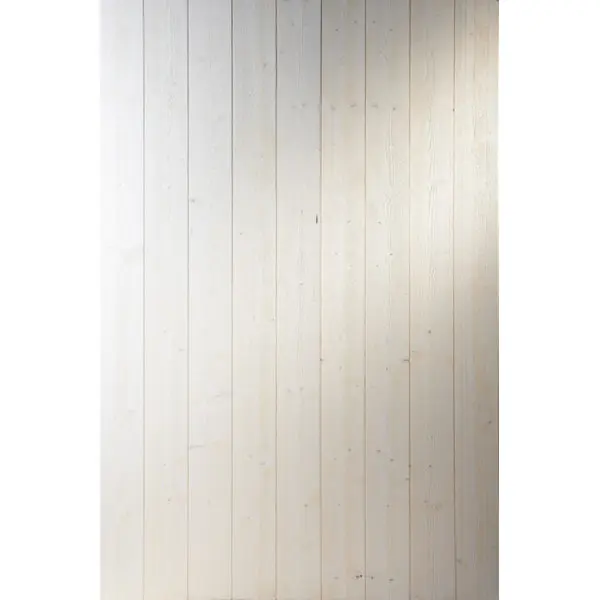 Lambris en sapin du nord céruse blanc - L. 205 x l. 13,6 x Ép. 1,05 mm