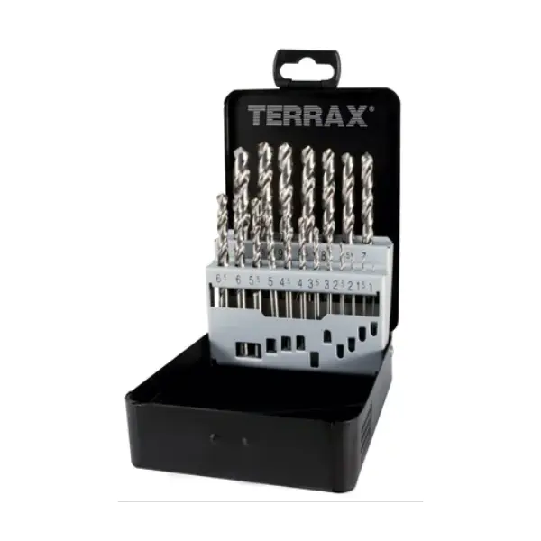 Coffret 19 forets HSS taillé meulé Ø1 à 10 mm