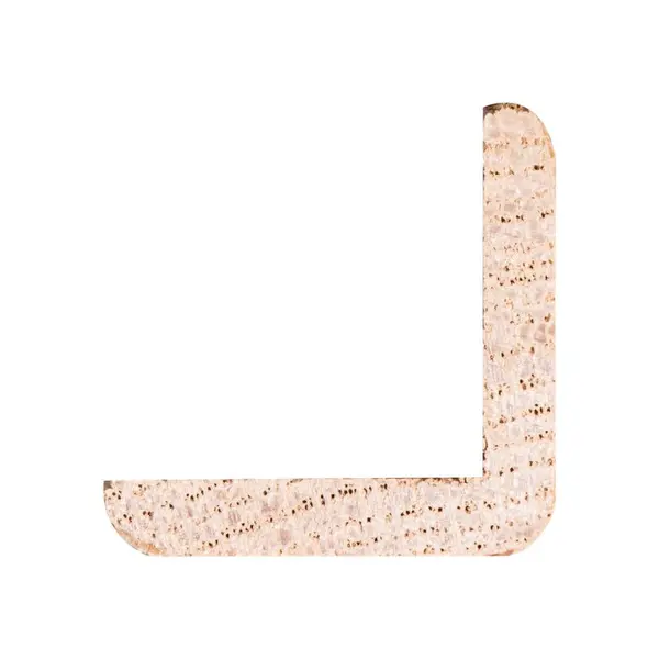 Cornière d'angle en chêne 240 x 2,8 x 2,8 cm