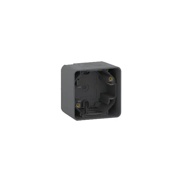 Mureva Styl - Boîte 1 poste - saillie - IP55 - IK08 - gris - MUR37911