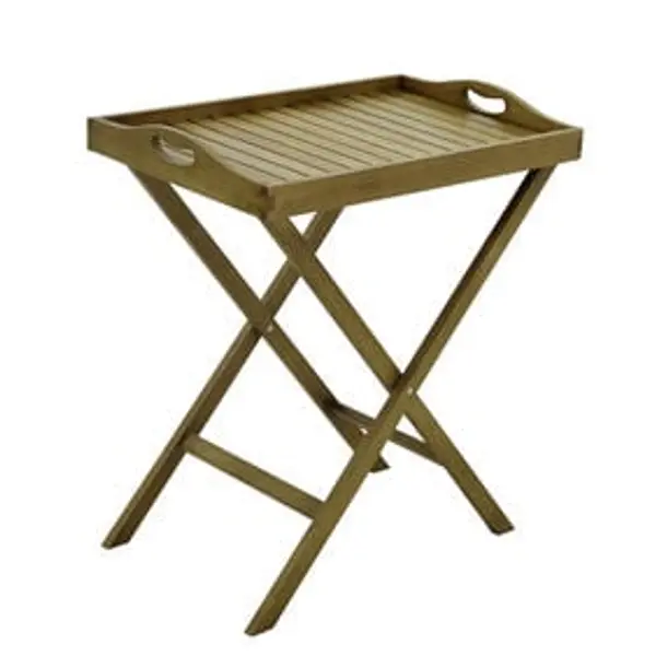 Desserte jardin Bali pliable marron 60x45xH75cm