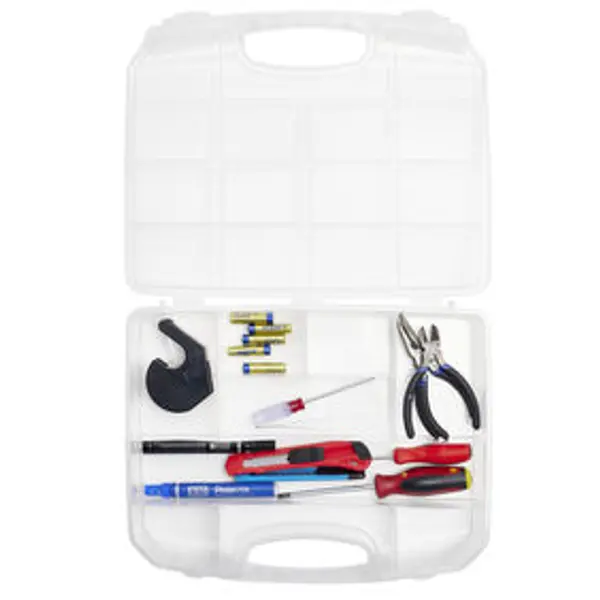 Boîte de rangement plastique 9 compartiments 28,5x36cm