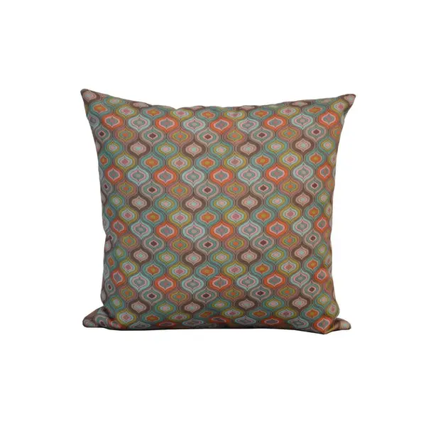 Coussin déhoussable exterieur décor Motif Graphique vintage 45 x 45 cm - PROLOISIRS