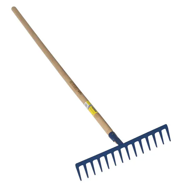 Râteau forgé 14 dents droites manche 1,5 m PEFC - PERRIN