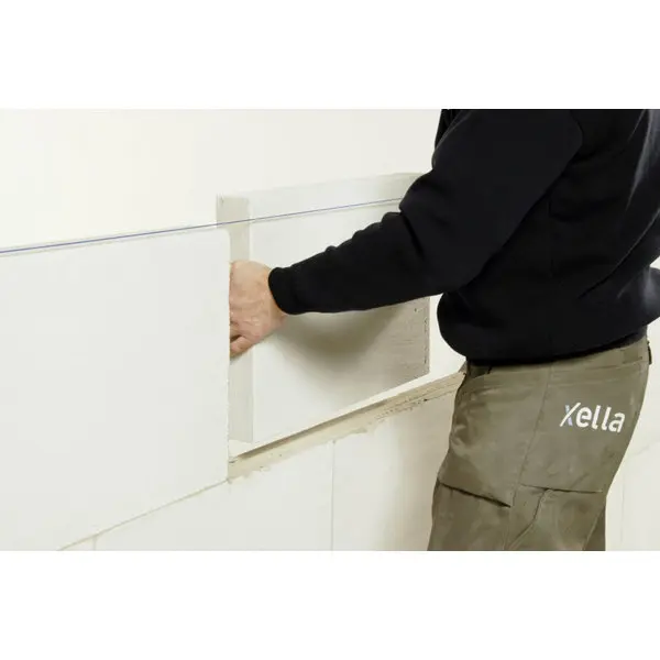 Béton cellulaire SIPOREX blanc 62,5x50x10 cm pour cloisons et rangements