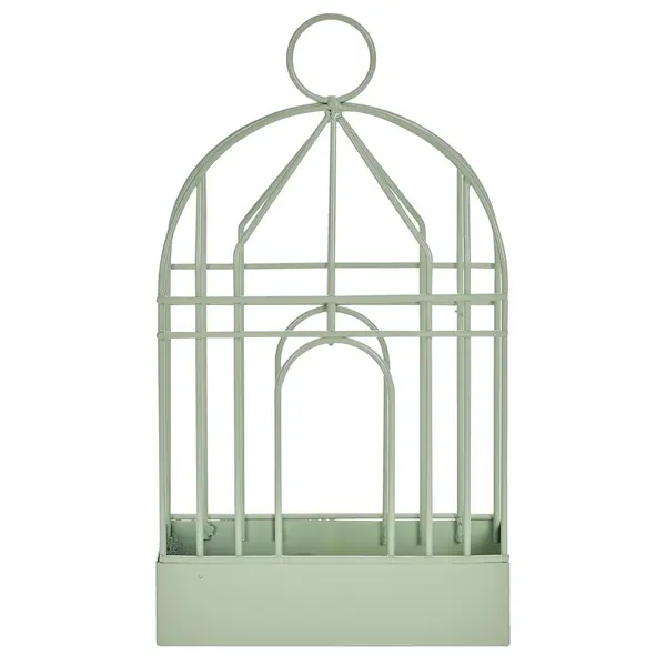 Support pour spirale et encens forme cage H20cm