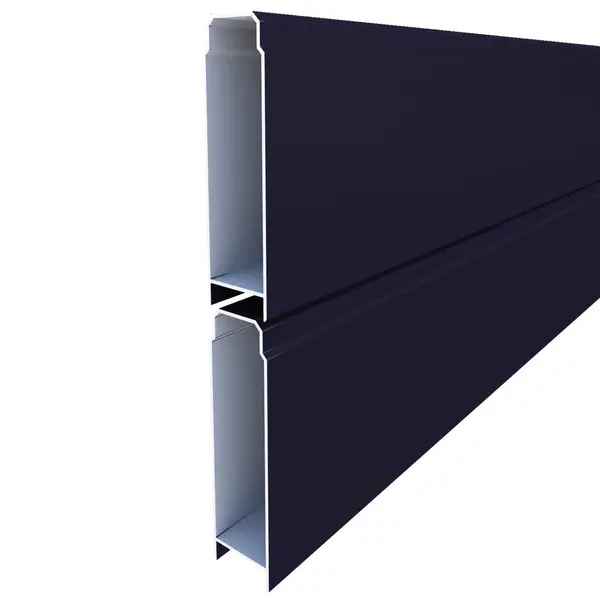 Lame De Clôture Aluminium Pleine Klos'Up Gris Zinc, H.9 X L.145 Cm - KLOS UP