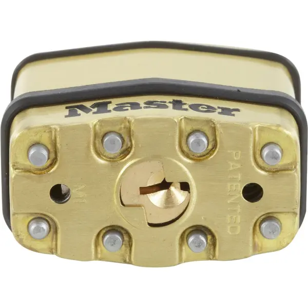 Lot de 2 cadenas à clé en acier laminé, MASTER LOCK, l.45 mm - MASTER LOCK