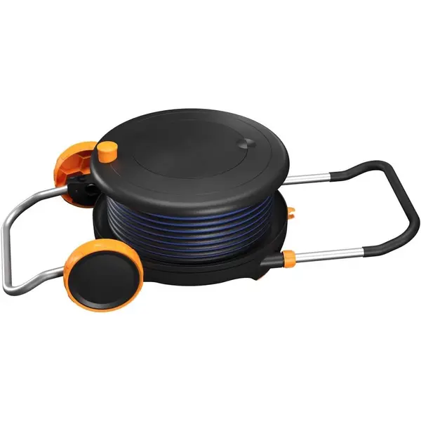 Dévidoir - L kit complet 30 m - enrouleur mobile avec accessoires d’arrosage - FISKARS