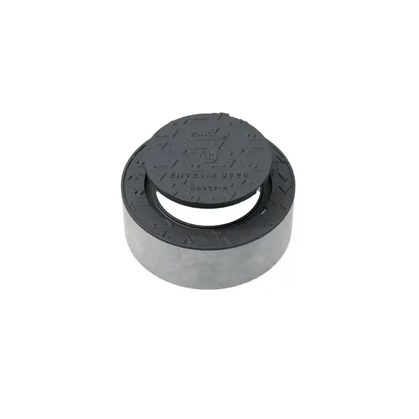 Couronnement béton avec regard hydraulique fonte HR4CP C250 marquage EP