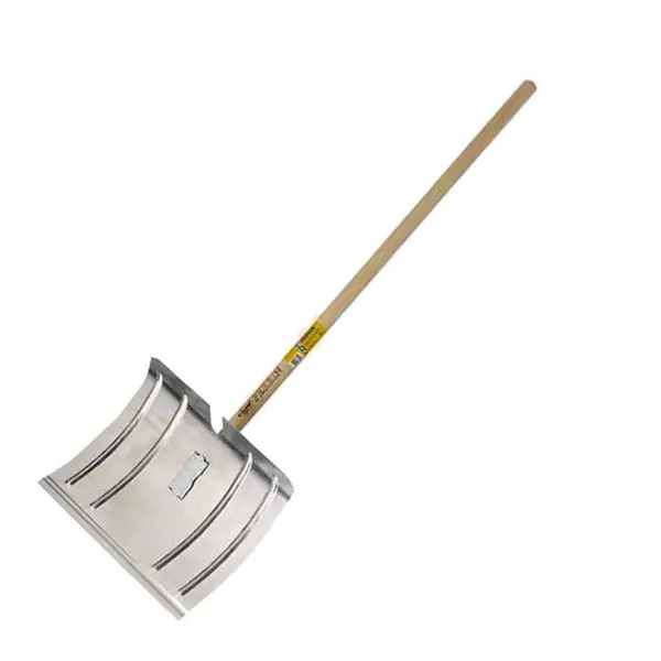 Poussoir à neige aluminium 42 cm fix rapide manche 1,30 m, outil pour le déneigement - PERRIN