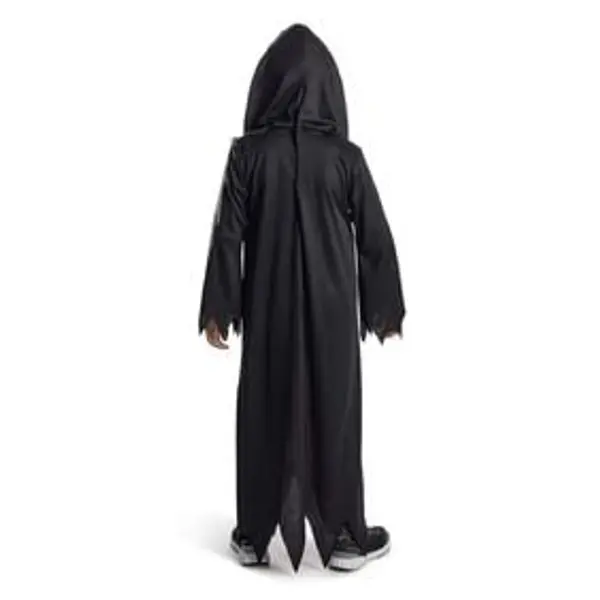 Déguisement enfant Halloween gardien tunique crâne flamme 7/10ans