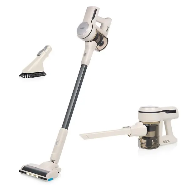 Aspirateur-balai sans fil Silent Storm 140 W - 3 vitesses - silencieux 75 dB - brosse LED - Princess