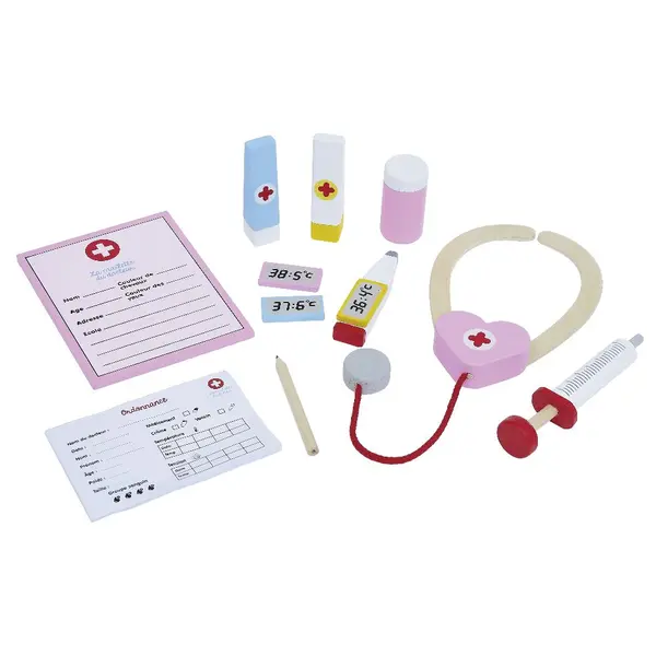 Mallette de docteur jeu en bois
