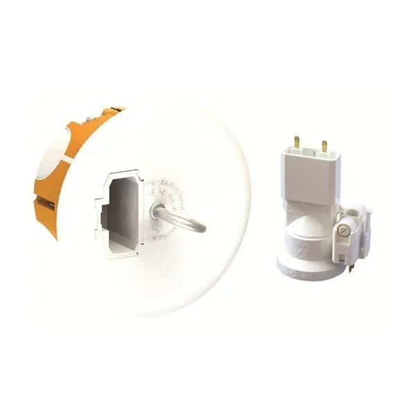 Kit DCL BBC point de centre diamètre 67mm + fiche + douille E27 - CAPRI 723552