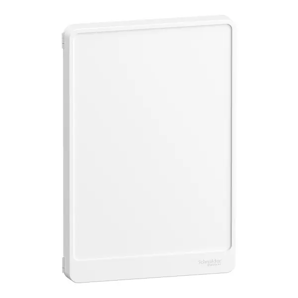 Porte blanche opaque pour coffret Schneider Resi9 - 26 modules (2 rangées) - R9H13422