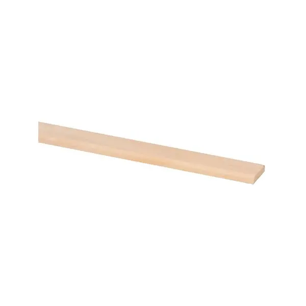 Moulure plate en marupa clair 240 x 2,2 x 0,5 cm
