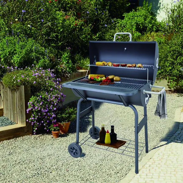 Barbecue "baril" à charbon