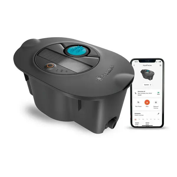 AquaPrecise - Système d’arrosage enterré solaire pour pelouses jusqu’à 320 m² - GARDENA