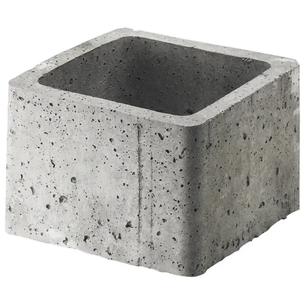 Réhausse béton 30 x 30 cm Haut. 20 cm.