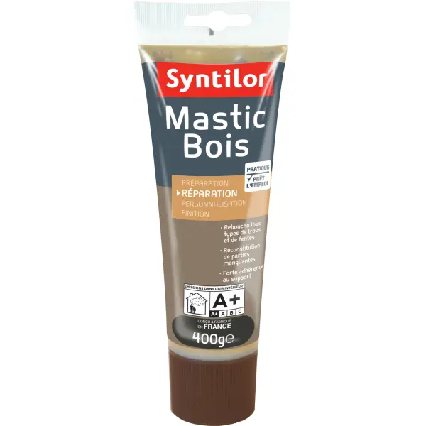 Mastic à bois SYNTILOR, chêne, 400 g - SYNTILOR