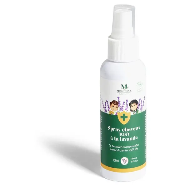 Spray à la lavande Bio pour cheveux 100ml