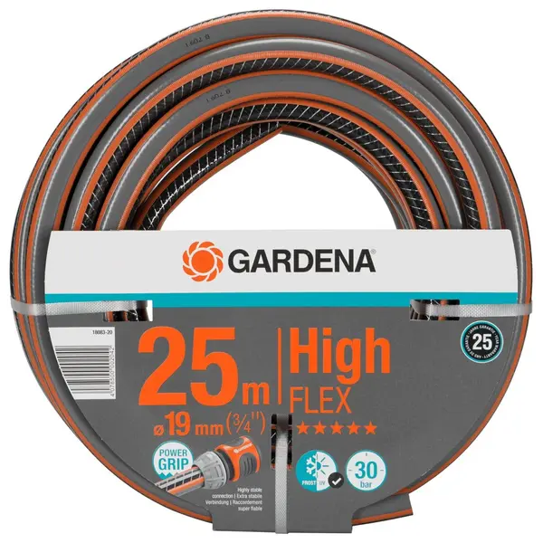 Tuyau d'arrosage HighFlex Ø 19 mm - 25 m - GARDENA