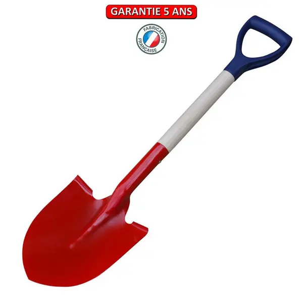 Pelle de chauffe bord rouge emmanchée 860 mm - PERRIN