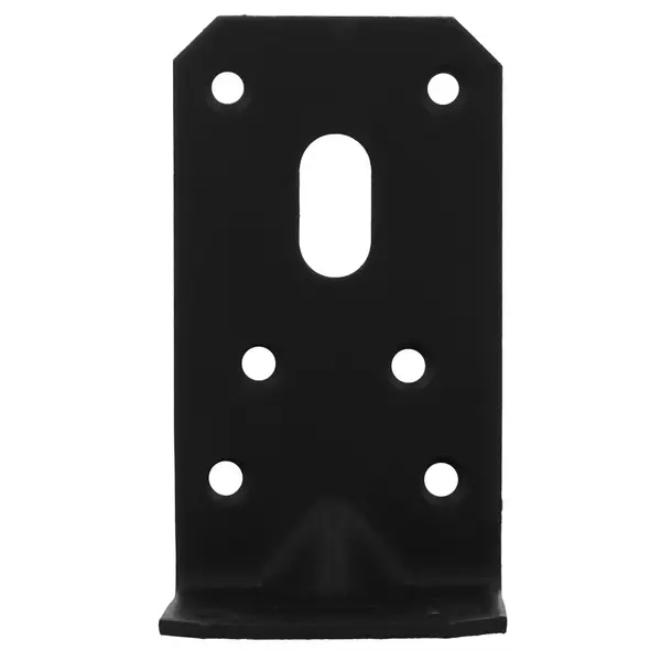 Equerre acier zingue noire Magnodur 50x90x50, SUKI - SUKI