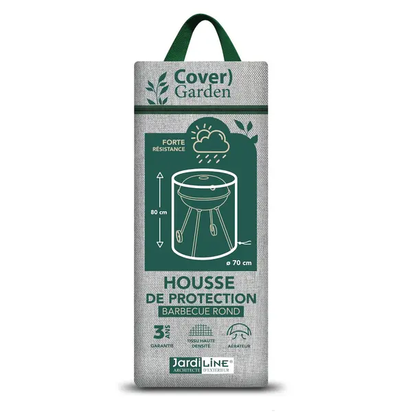 Housse de protection - Cover Garden - pour barbecue rond - Ø70 x 80 cm - Jardiline